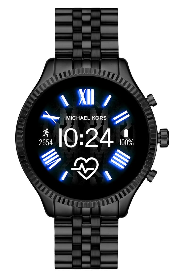 Gen 5 Lexington Bracelet Smart Watch, 44mm, Main, color, BLACK/ COLOR DISPLAY/ BLACK