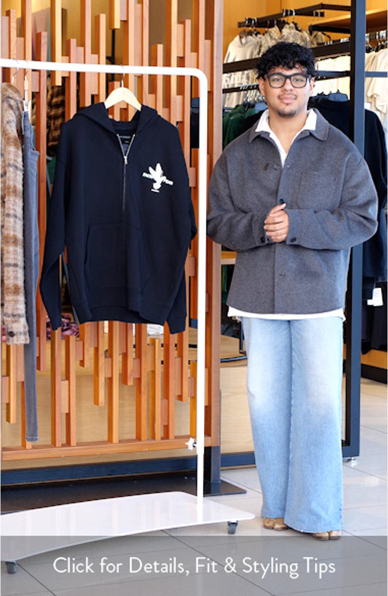 Faith over Fear Fleece Zip Hoodie, sales video thumbnail