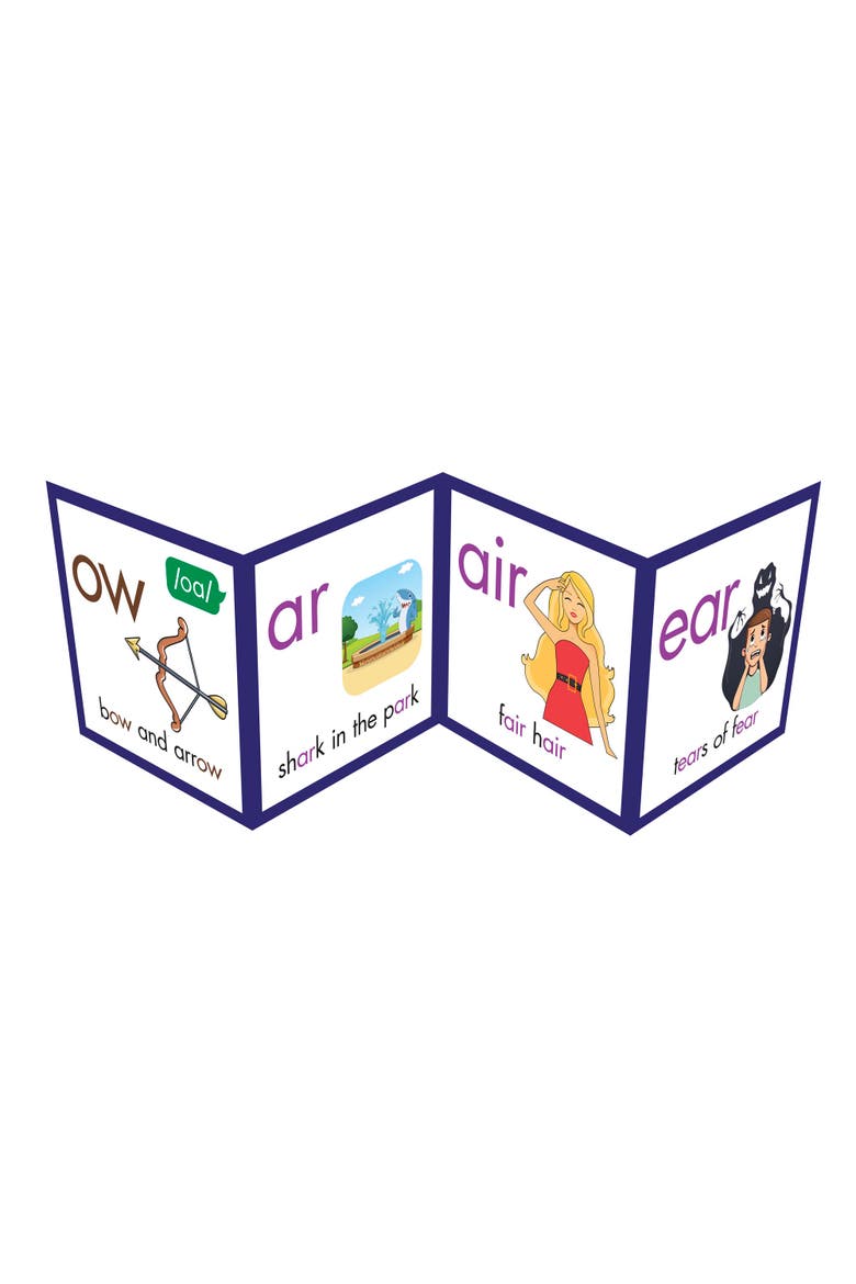 Rainbow Phonics 52 Letter Sound Posters, Kids, Alternate, color, Multicolored