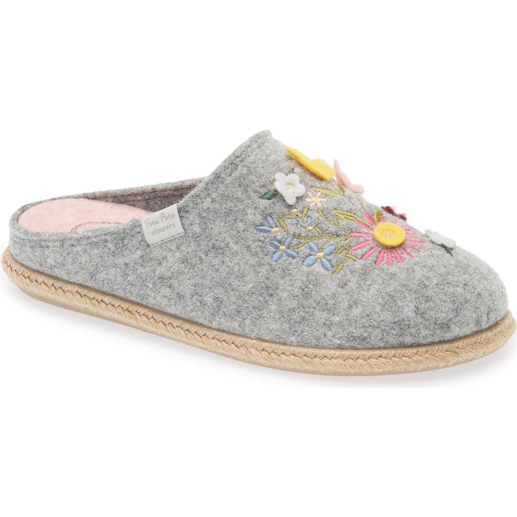 Toni Pons Deli Slipper In Gray
