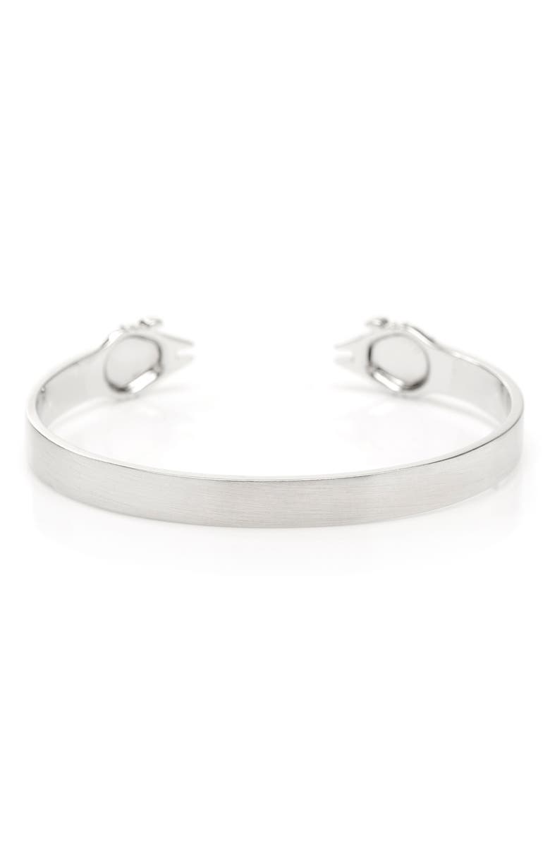 Cufflinks, Inc. Men's Millenium Falcon Cuff Bracelet, Alternate, color, Silver