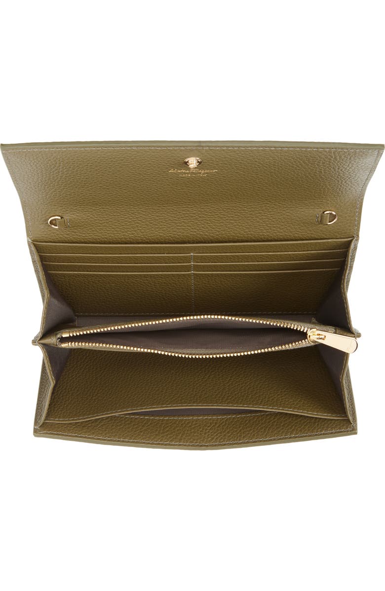 FERRAGAMO Gancini Wallet on Chain, Alternate, color,