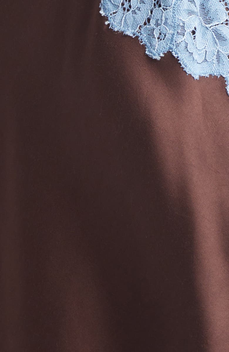 A.L.C. Rose Lace Appliqué Top, Alternate, color, Ganache/ French Blue