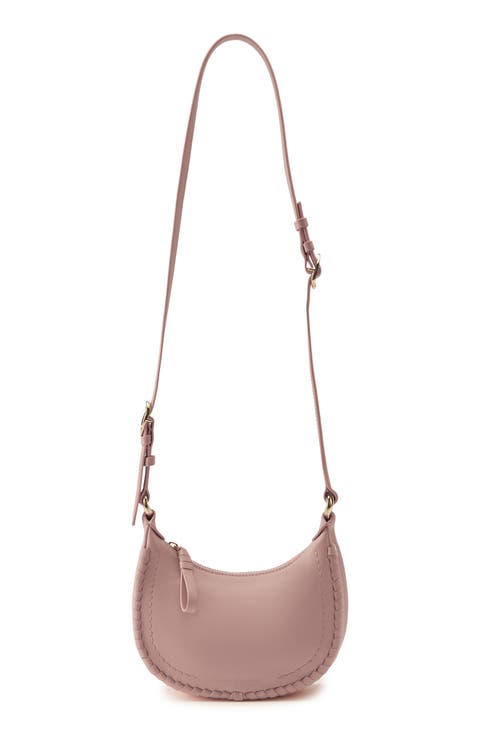 Vivie Mini Leather Hobo Bag