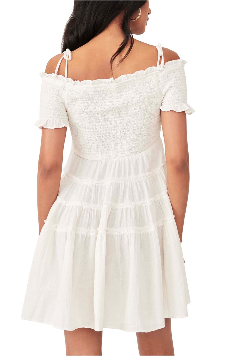 Free People free-est Happy with You Cold Shoulder Minidress, Alternate, color,