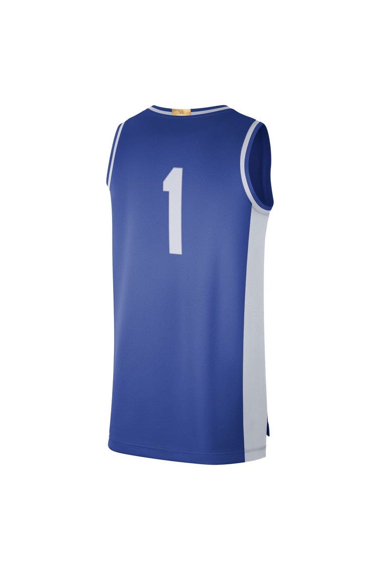 Men's Nike #1 Royal Kentucky Wildcats Limited Retro Jersey, Alternate, color, Royal