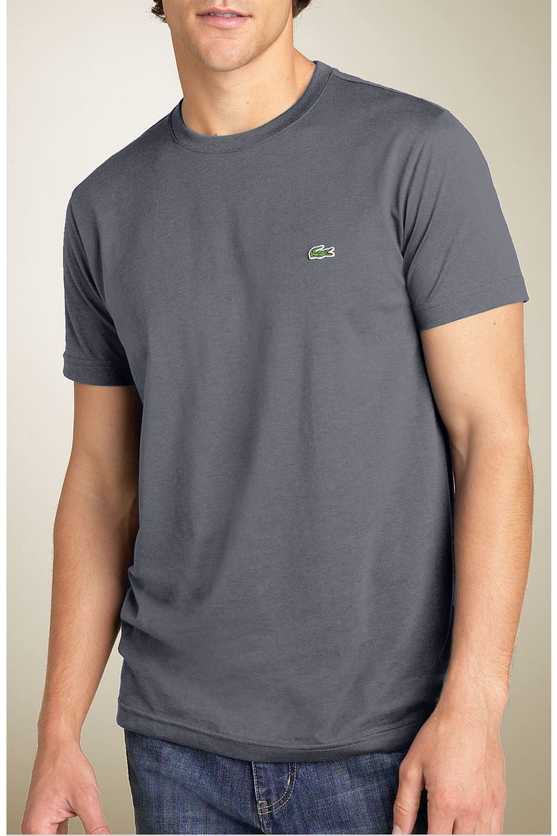 Pima Cotton Crewneck T-Shirt, Main, color, UWC STONE CHINE