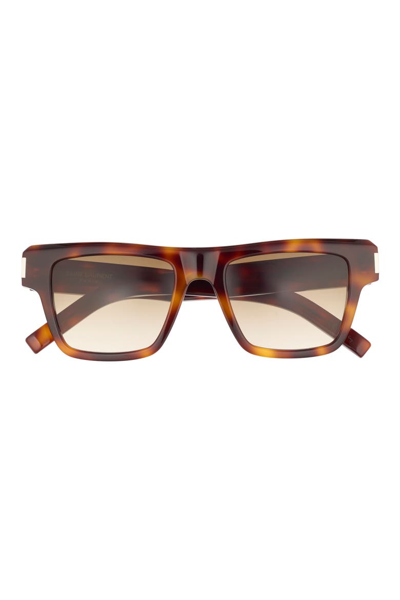 51mm Square Sunglasses, Main, color, HAVANA HAVANA BROWN