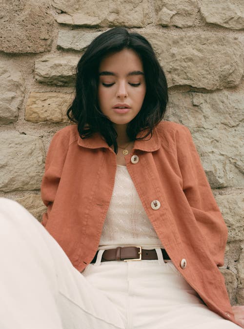 Vir Vita Béatrice Jacket In Brown