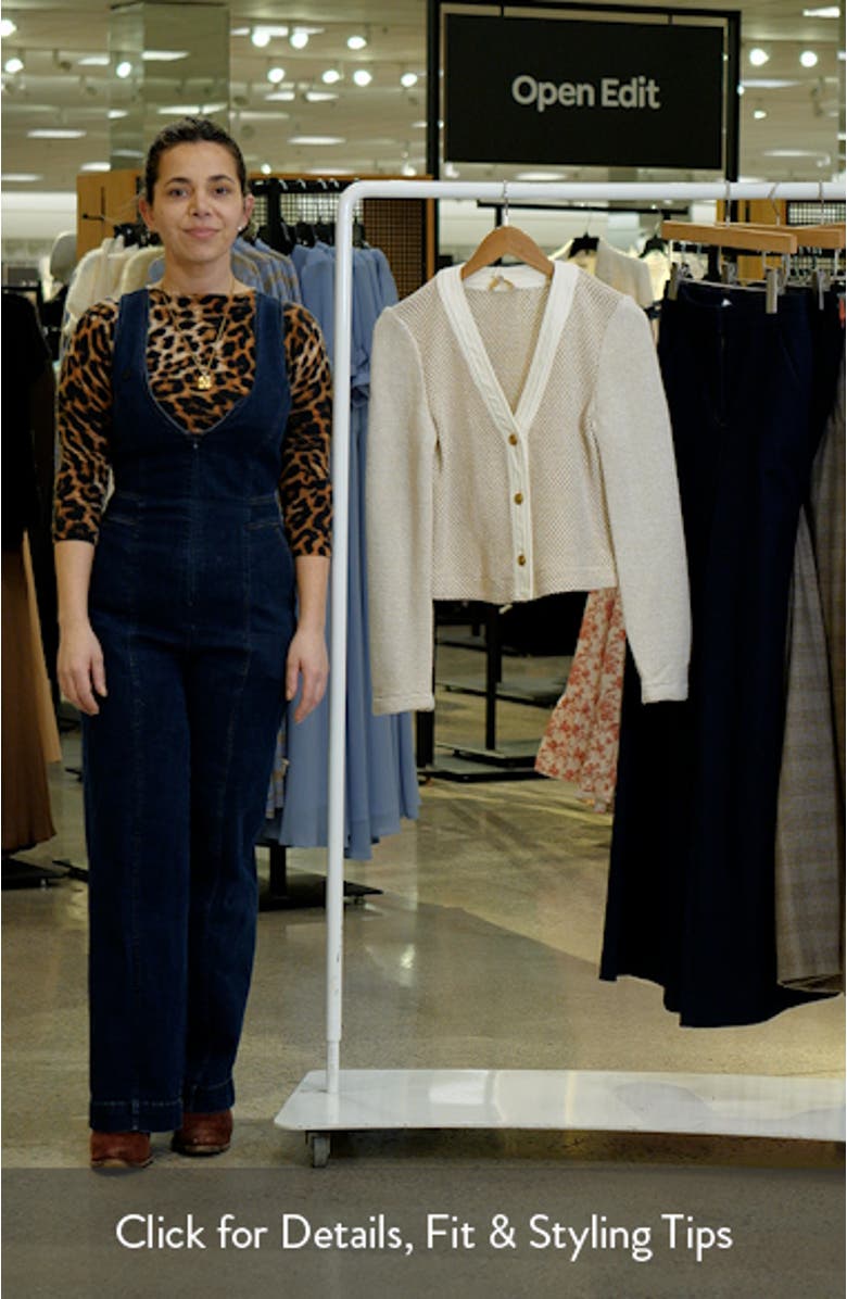 Huda Mixed Media Cardigan, sales video thumbnail