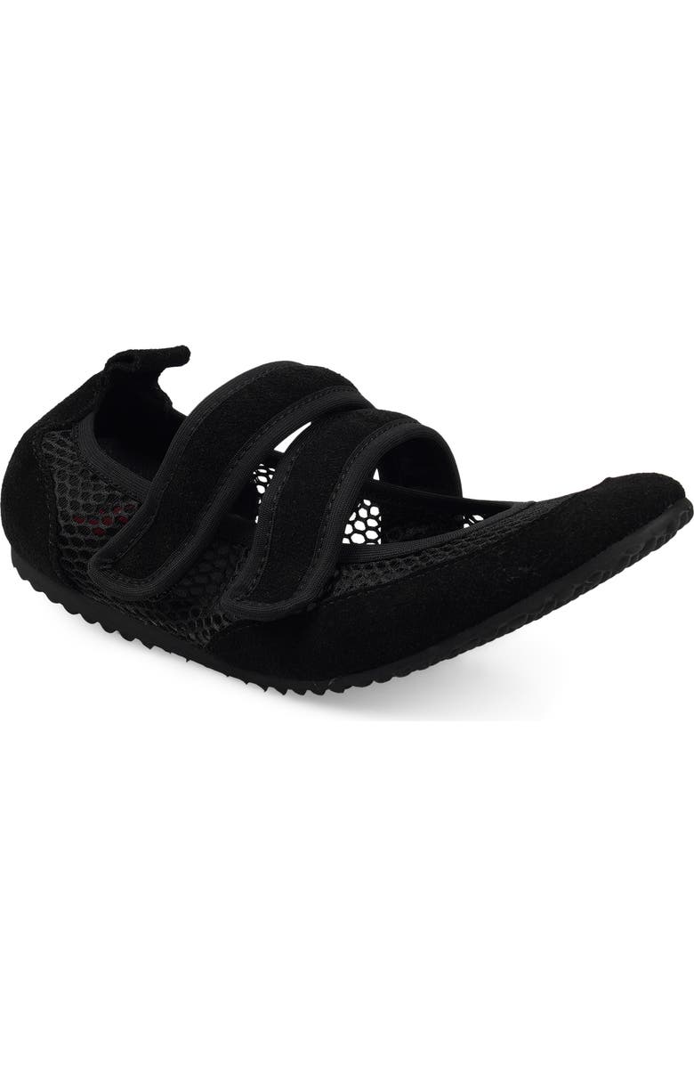National Comfort Mary Jane Flat, Main, color, Black Suede
