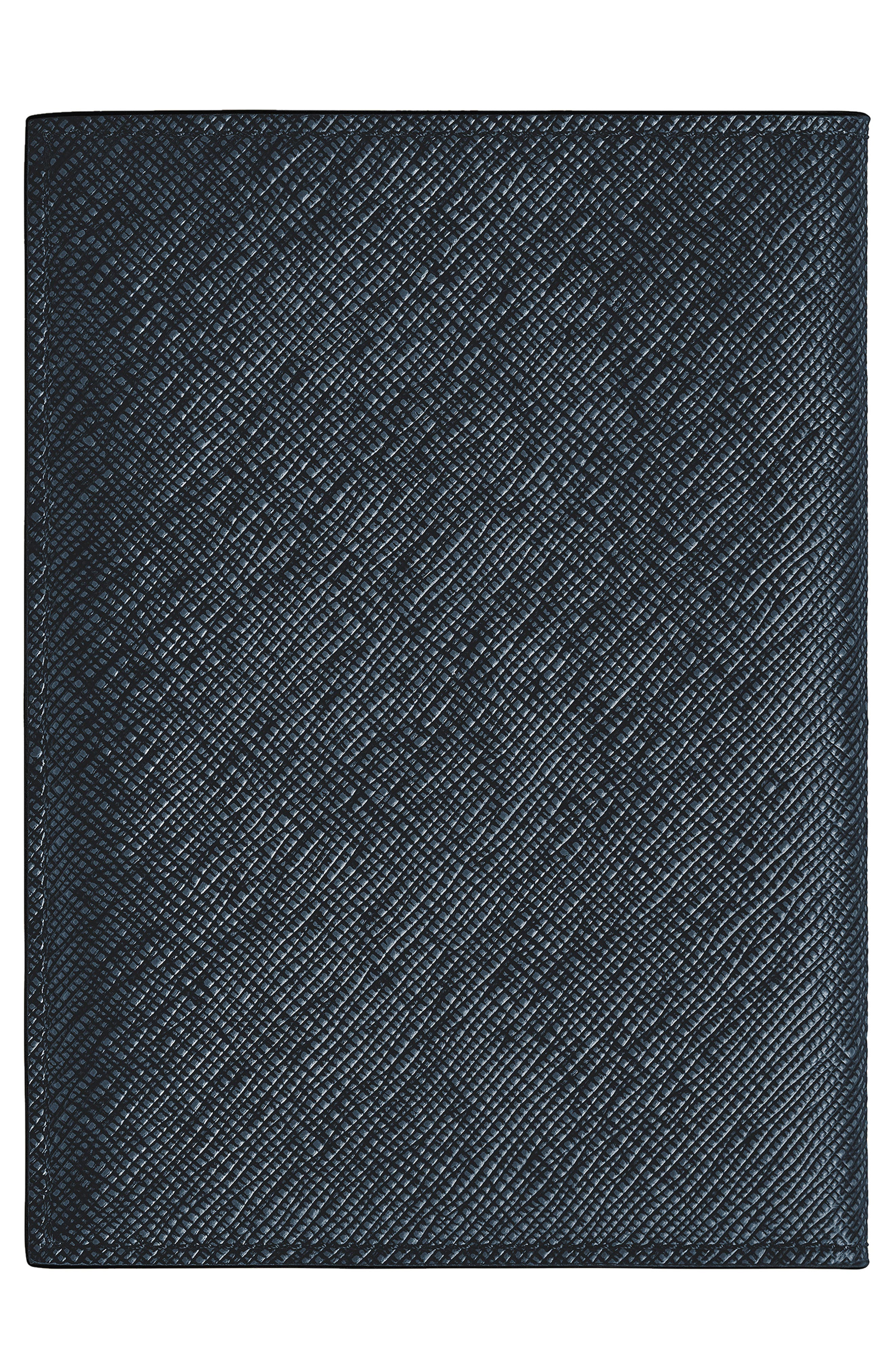 Montblanc Sartorial Leather Passport Case, Alternate, color, 