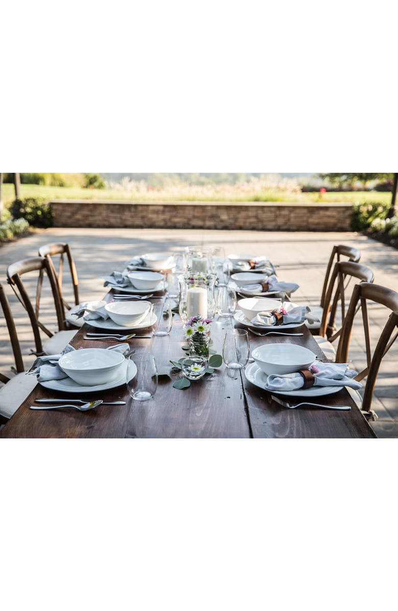 Fortessa Set of 6 Outdoor Stemless Wine Glasses, Alternate, color, Clear