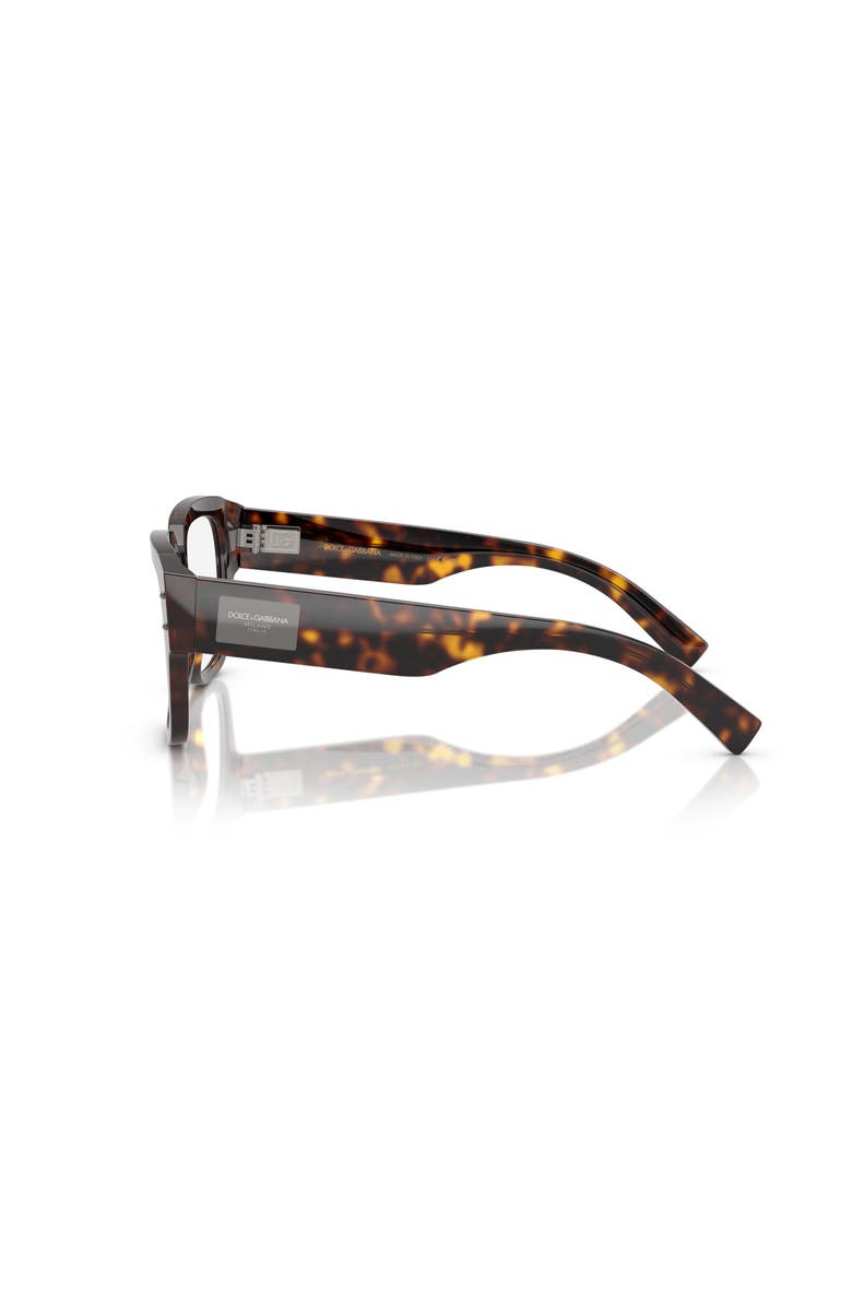 Dolce&Gabbana 54mm Square optical glasses, Alternate, color, Tortoise