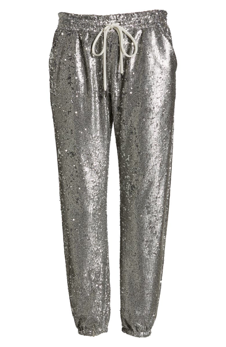 David Lerner Sequin Jogger Pants, Alternate, color,