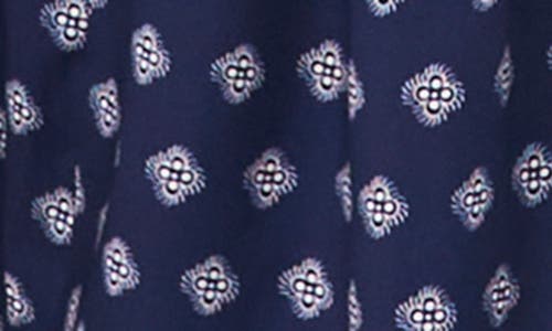 Cece Medallion Print Maxi Dress In Blue