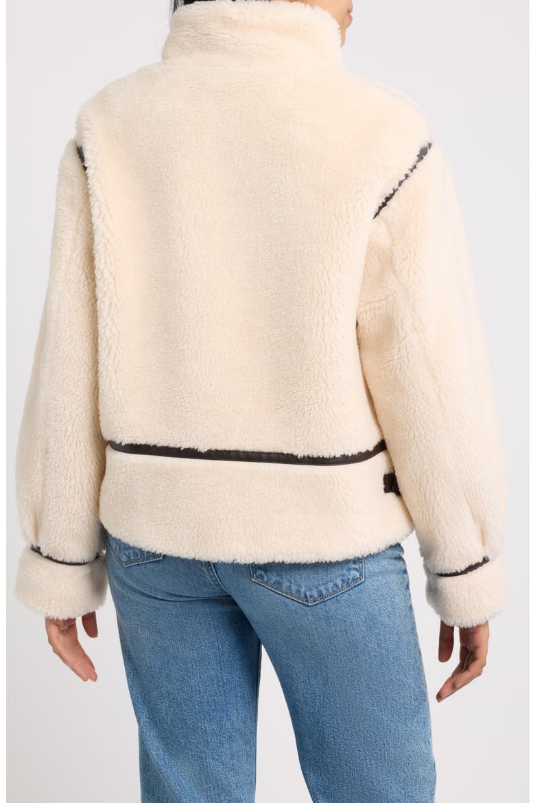 Faux Fur Jacket, Alternate, color, CREAM