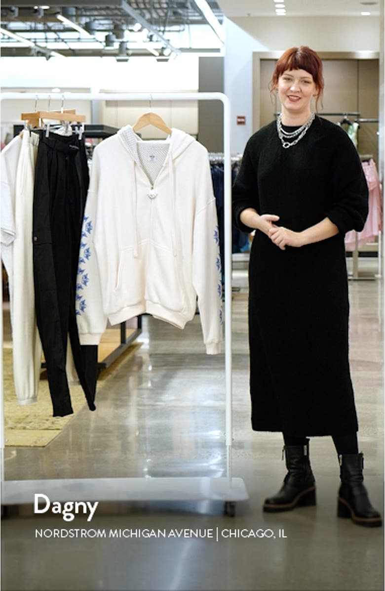 Yours Truly Harley Graphic Zip-Up Hoodie, sales video thumbnail