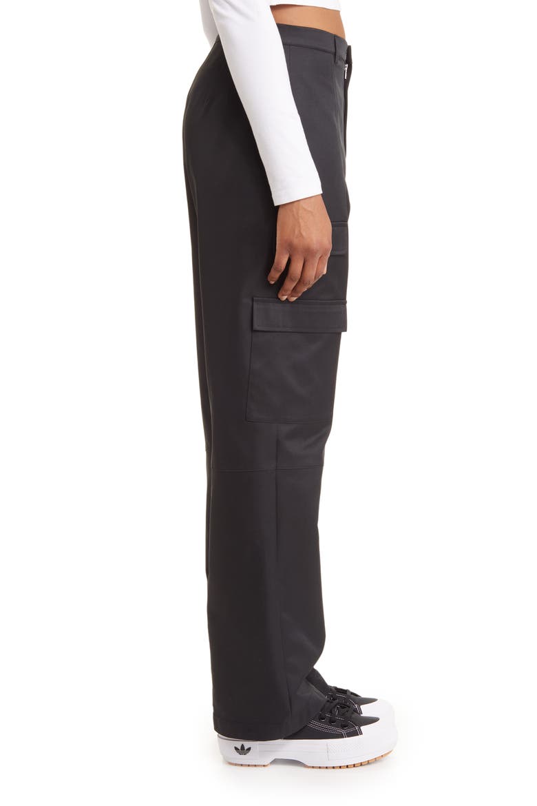 Double Pocket Cargo Pants, Alternate, color, BLACK JET
