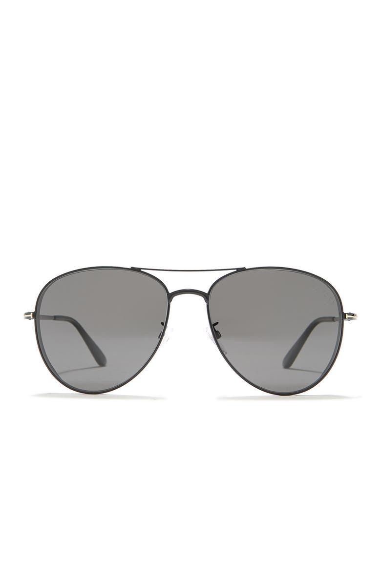 TOM FORD 61mm Aviator Sunglasses, Alternate, color, 