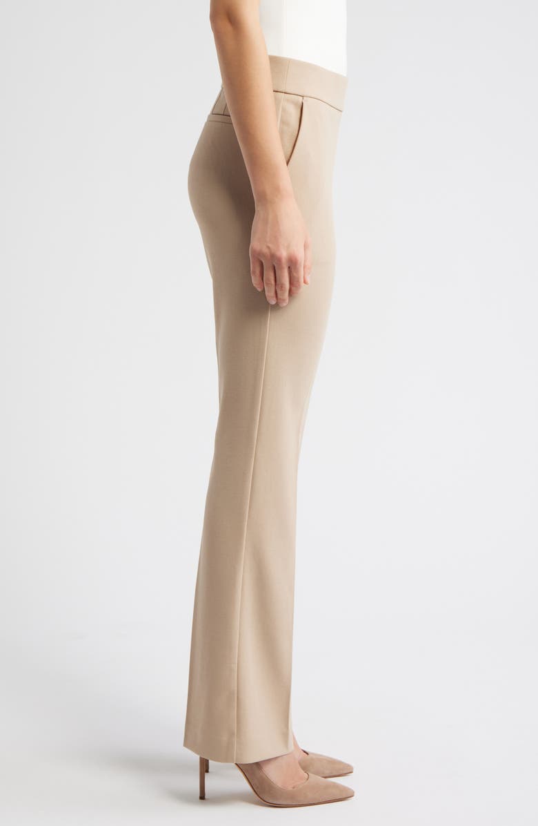 AK ANNE KLEIN High Waist Pull-On Pants, Alternate, color, Latte