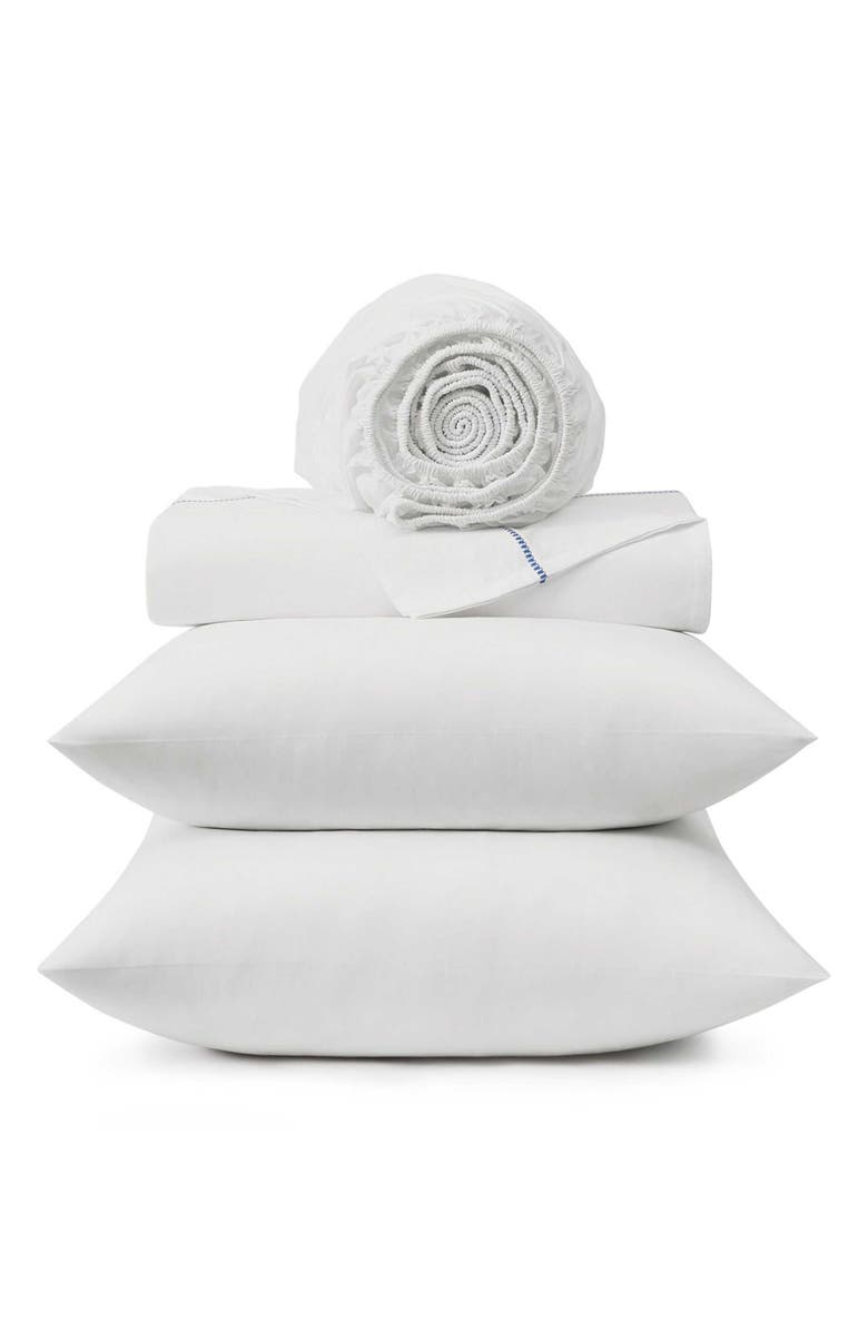 Tommy Bahama Boardwalk Cotton Percale Sheet Set, Alternate, color, White