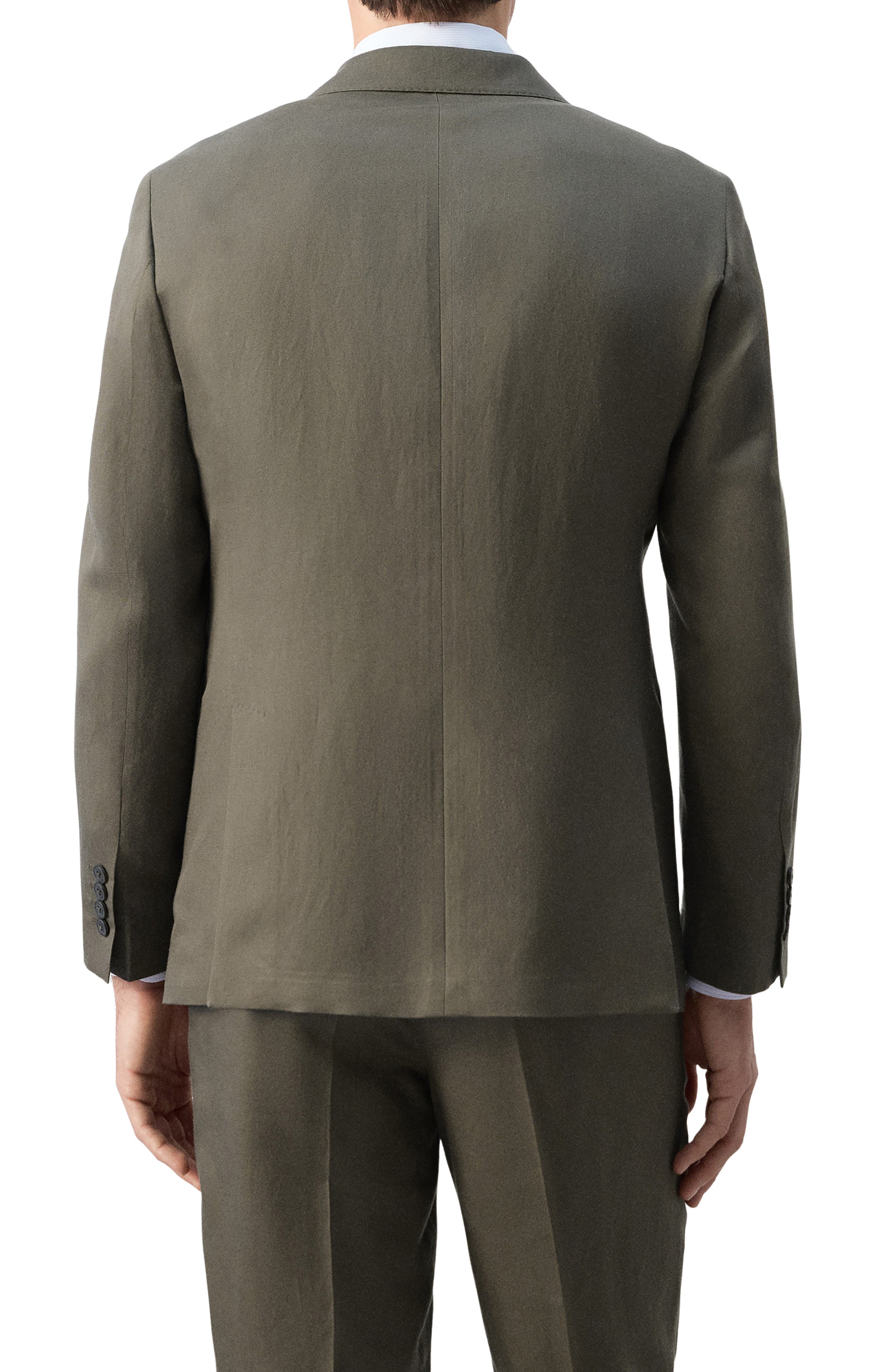 Amalfi Slim Fit Lyocell & Linen Blend Suit Jacket - image 2