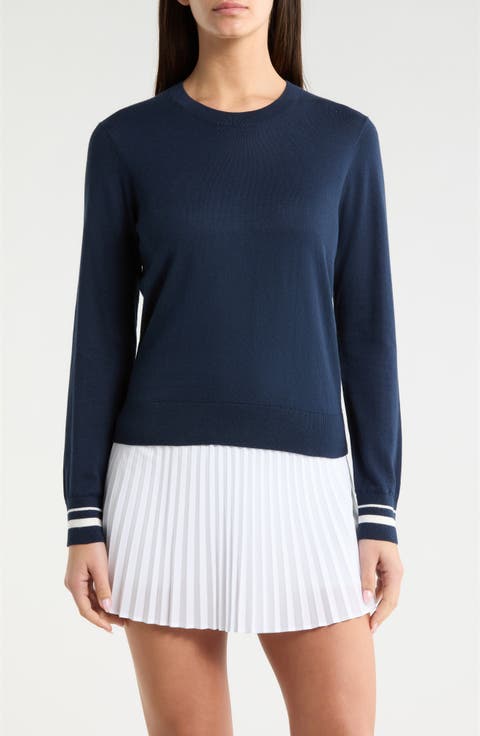 Cooling Cotton Quarter Zip Sweater