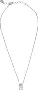 RIVKA FRIEDMAN Cubic Zirconia Teardrop Pendant Necklace