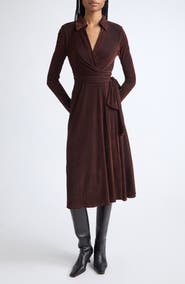 Diane von Furstenberg Phoenix Corduroy Wrap Dress