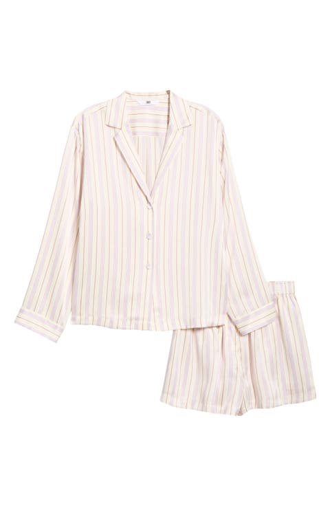 Washable Silk Short Pajamas