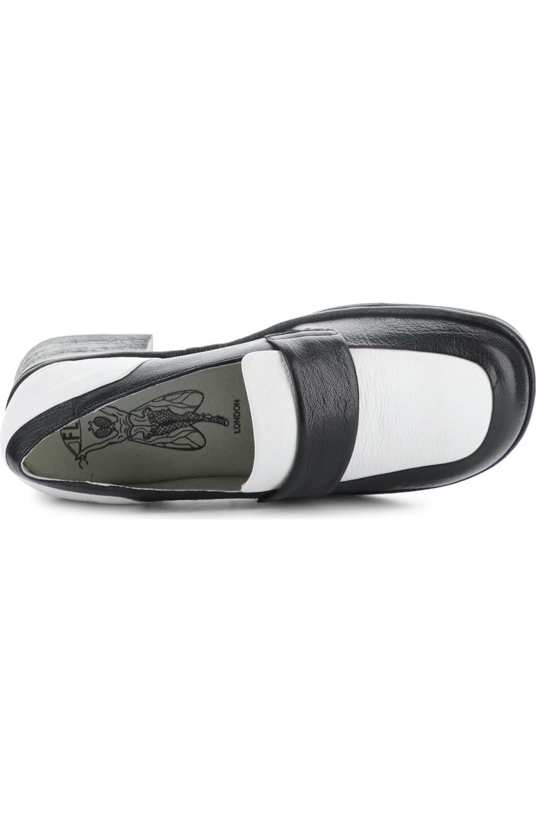 Fly London Elam Block Heel Loafer, Alternate, color,