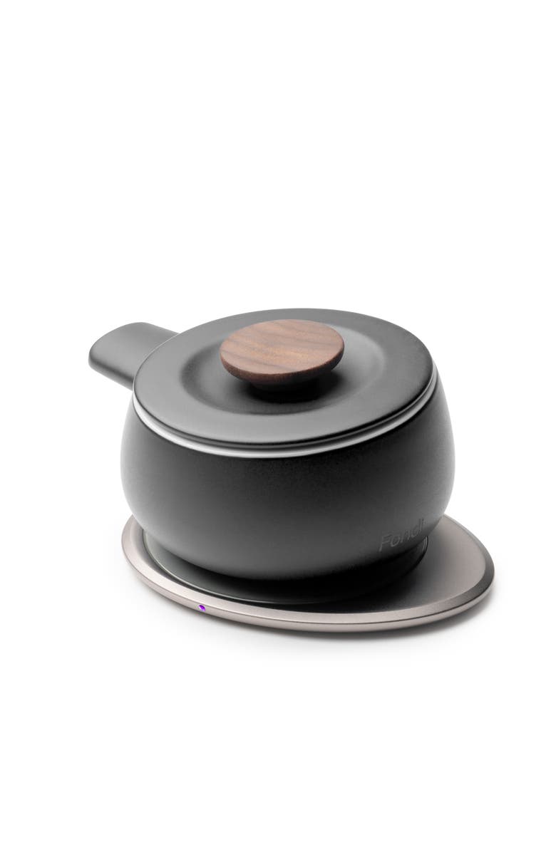 OHOM INC Fondi Self-heating Fondue Set, Alternate, color, Inkstone Black