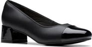 Clarks® Iridessa Cap Toe Pump - Wide Width Available