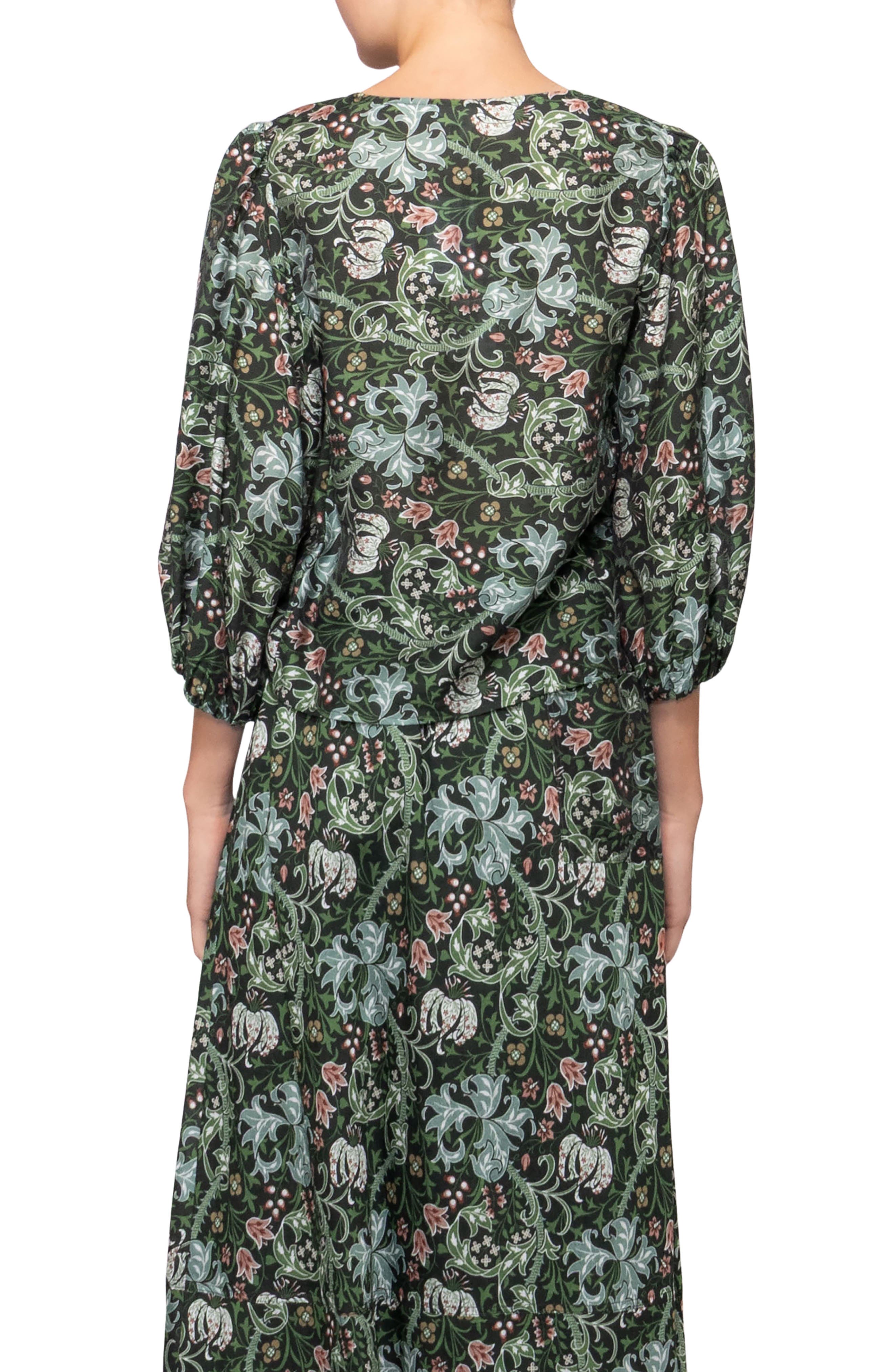 Puff Sleeve Button-Up Shirt - image 4