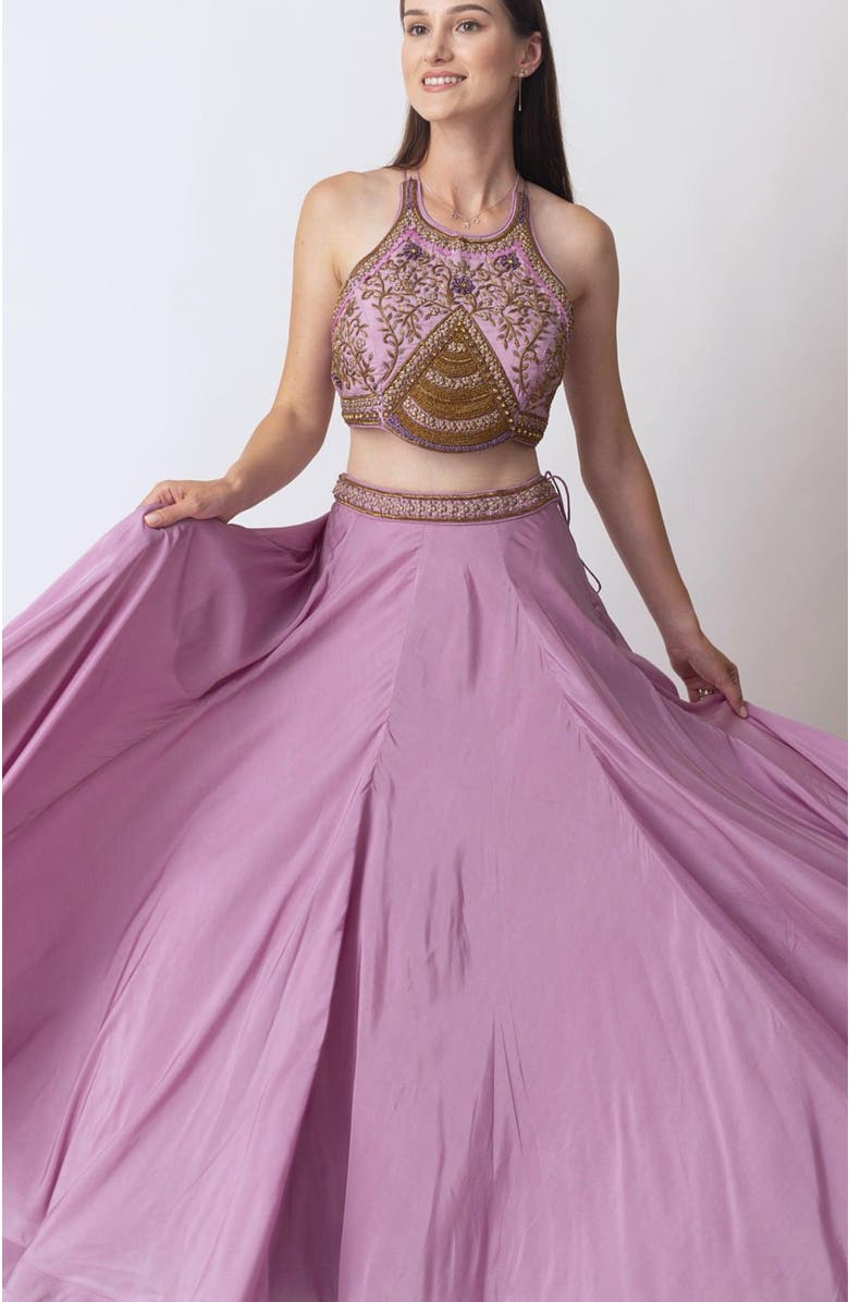 RAAS Kiya Lehenga with Hand Embroidered Blouse, Main, color, Pink