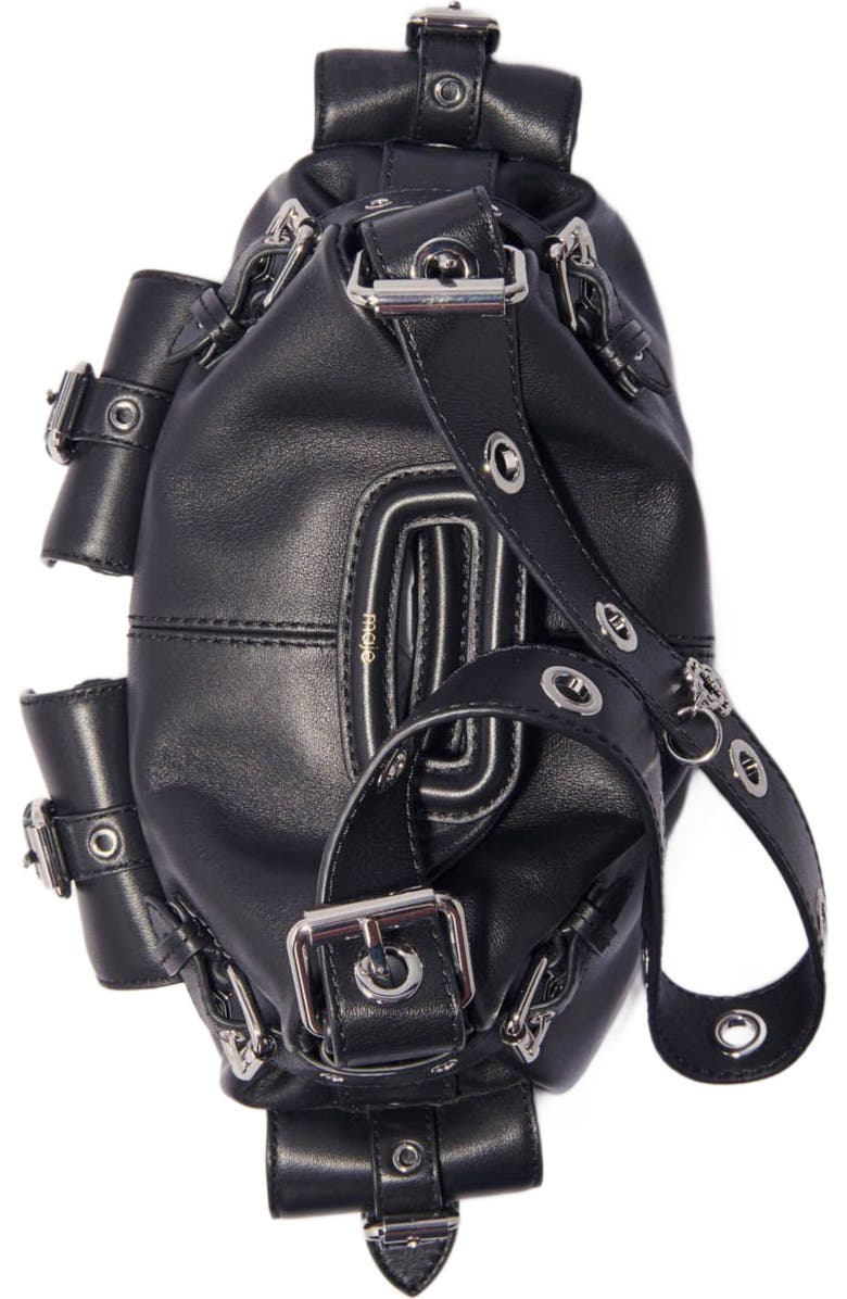 maje Miss M cargo bag in leather, Alternate, color,