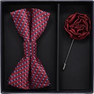 Ben Sherman Bow Tie & Lapel Pin Set