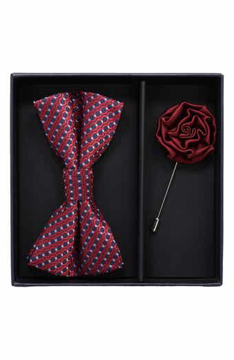 Ben Sherman Bow Tie & Lapel Pin Set