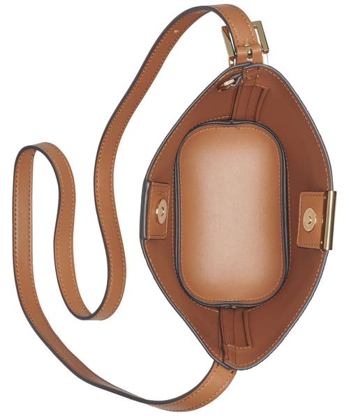 Shop Halston Jagger Medium Bucket Bag In Oak