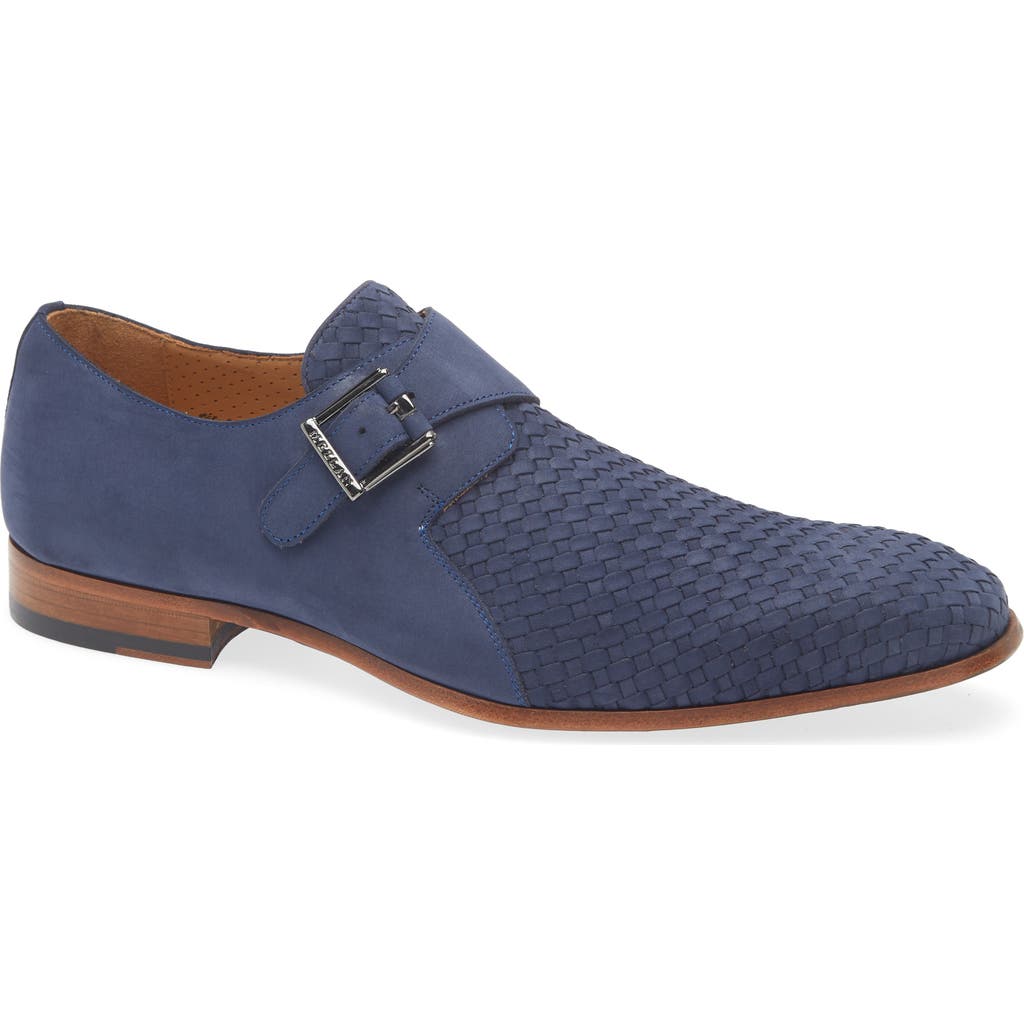 Mezlan Ayllon Monk Strap Loafer In Blue