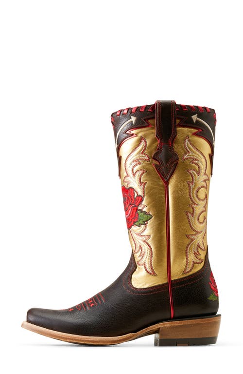 Ariat X Rodeo Quincy Futurity Western Boot In Brown