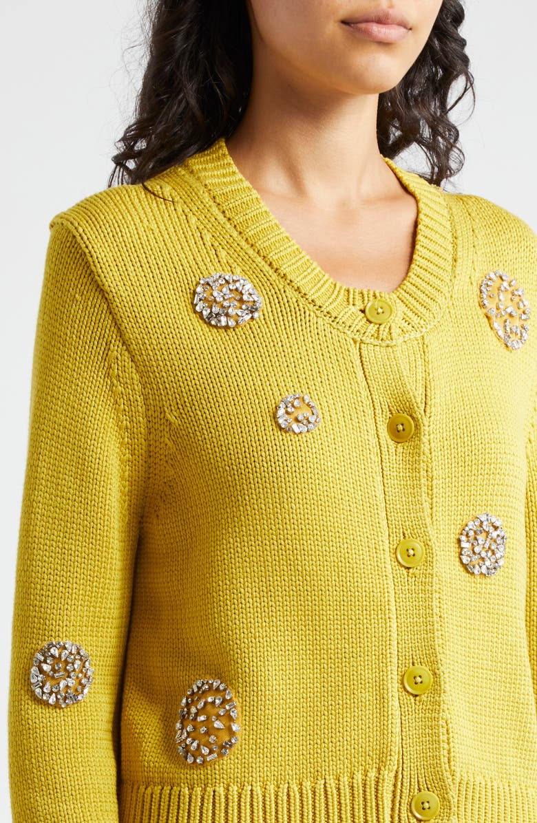 Cinq à Sept Piera Rhinestone Detail Cardigan, Alternate, color,