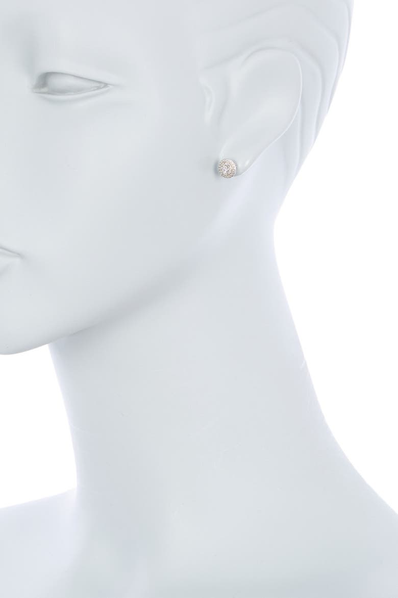 Sterling Silver Diamond Stud Earrings - 0.10 ctw, Alternate, color, SILVER