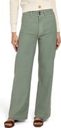 Faherty Stretch Terry Wide Leg Pants