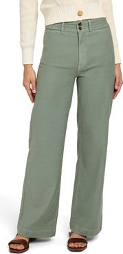Faherty Harbor Stretch Terry Wide Leg Pants