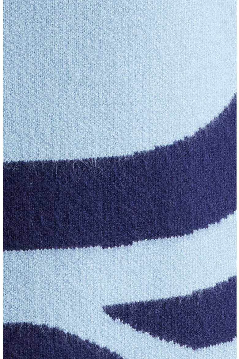 Wave Knit Short Sleeve Button-Up Shirt, Alternate, color, BLUE