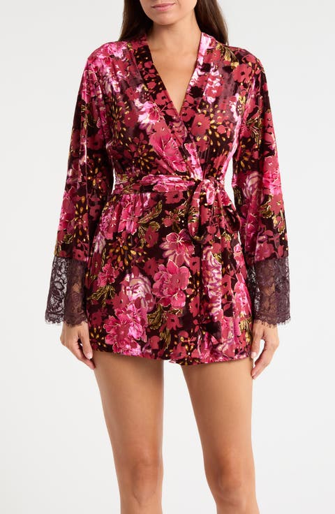 Short Velvet Robe