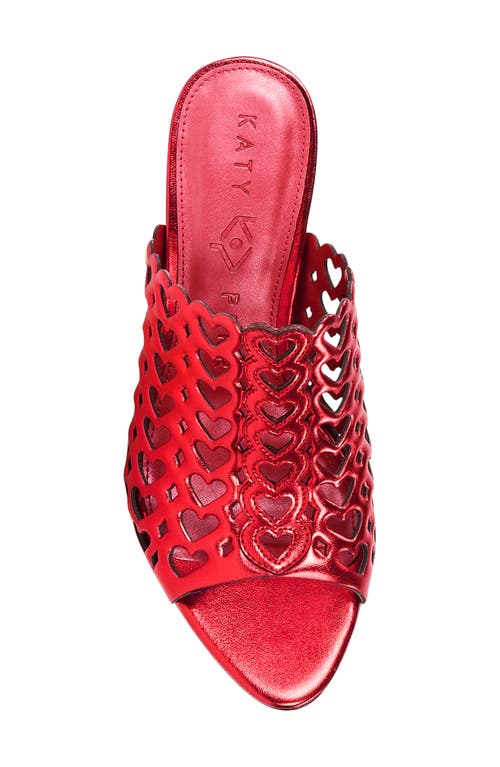Katy Perry The Laterr Mule In Heart Red