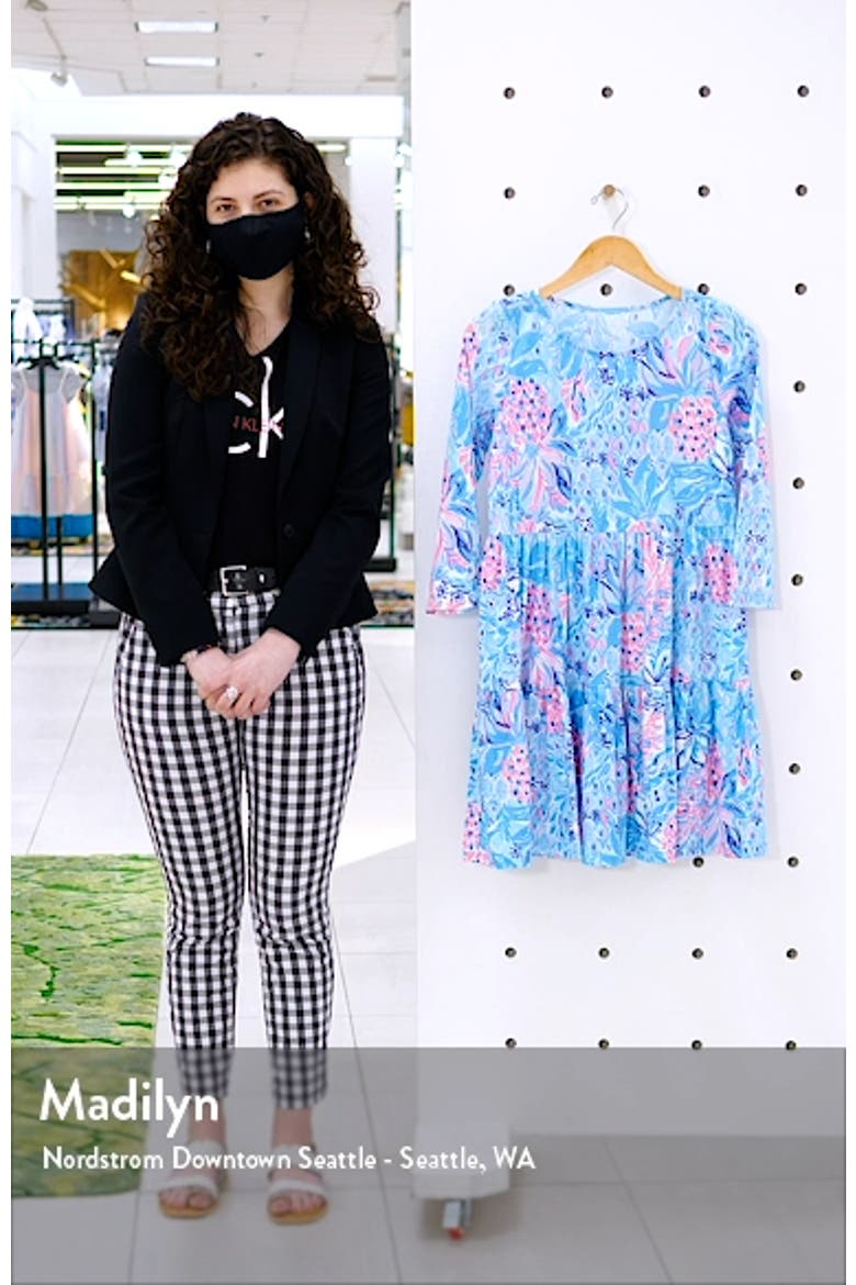 Geanna Print Long Sleeve Dress video